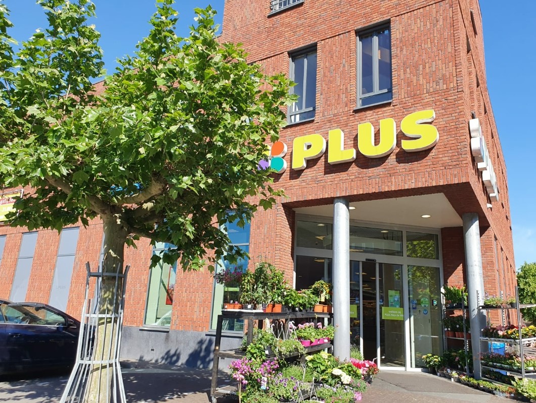 Drukte in de supermarkt door coronavirus