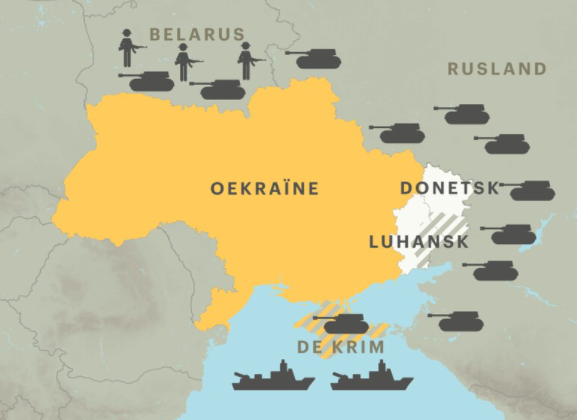 Spanningen tussen Oekraïne en Rusland