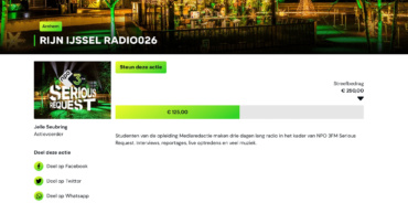 Helft van het streefbedrag binnen