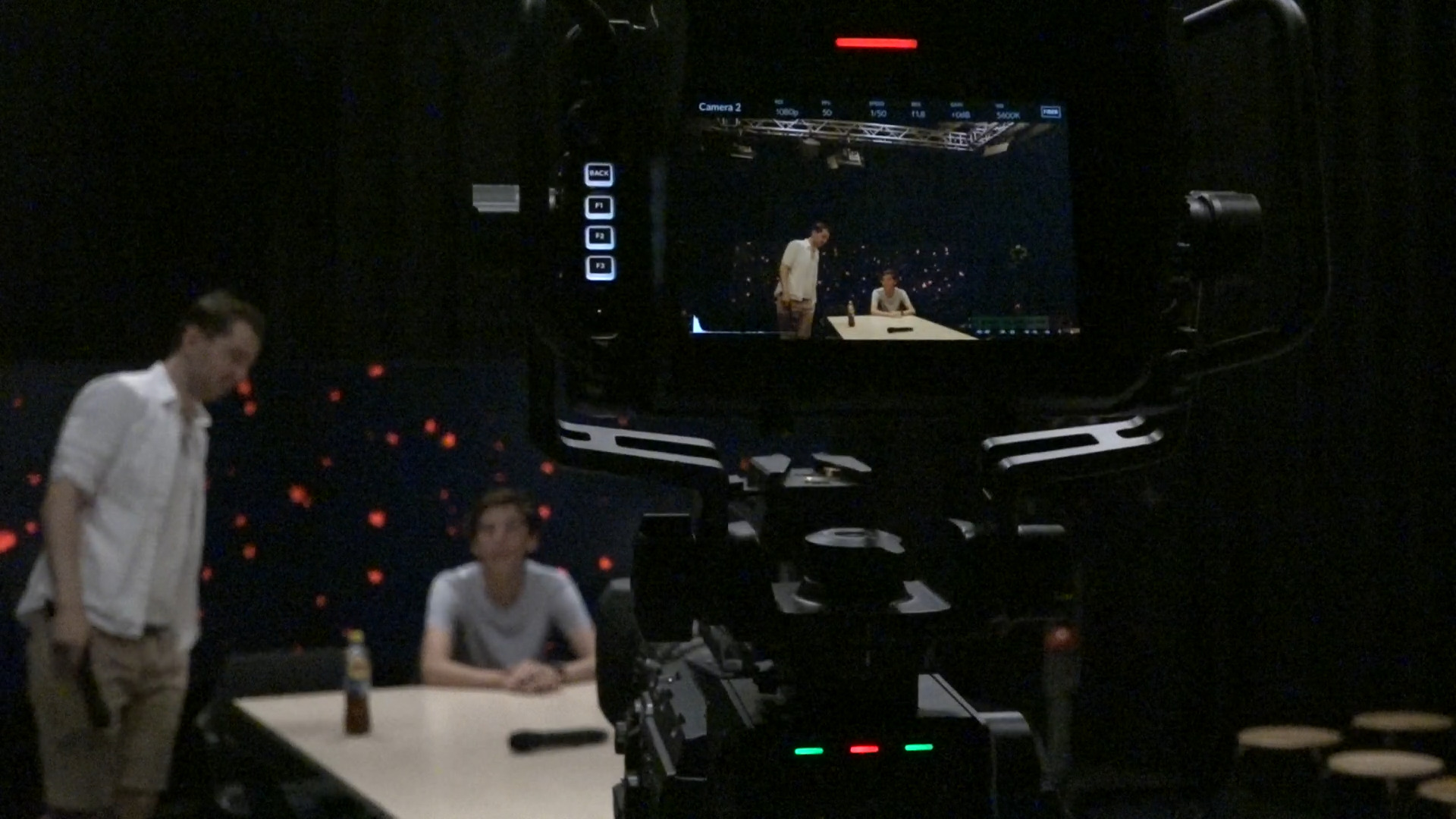 Behind the scenes